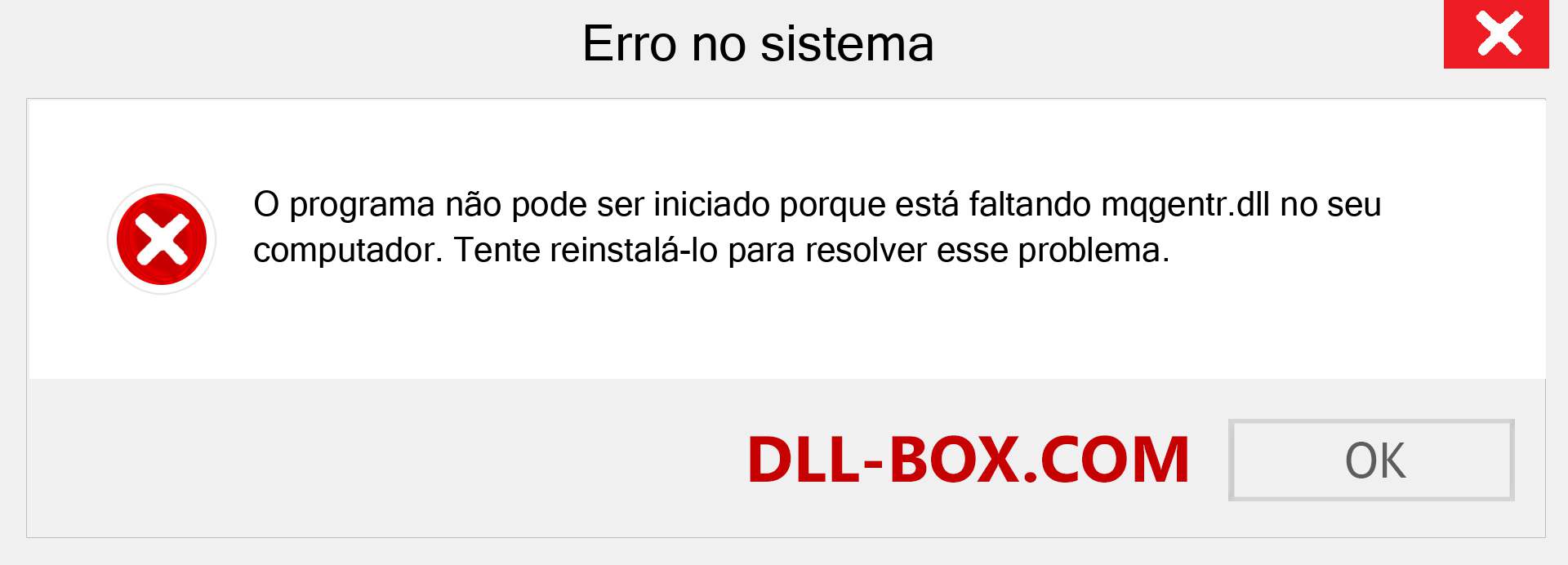 Arquivo mqgentr.dll ausente ?. Download para Windows 7, 8, 10 - Correção de erro ausente mqgentr dll no Windows, fotos, imagens